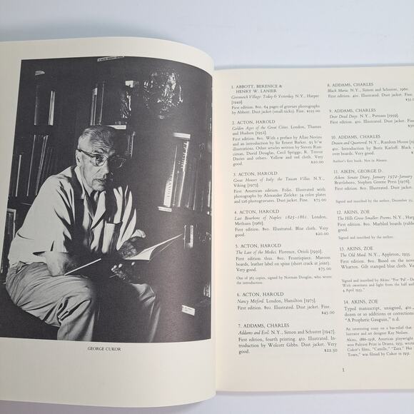 The George Cukor Collection Catalog of Books Vintage 1986 Los Angeles - Picture 3 of 9
